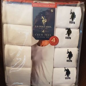 Men's U.S.Polo Assn. Crew Tees Classic Fit, Small